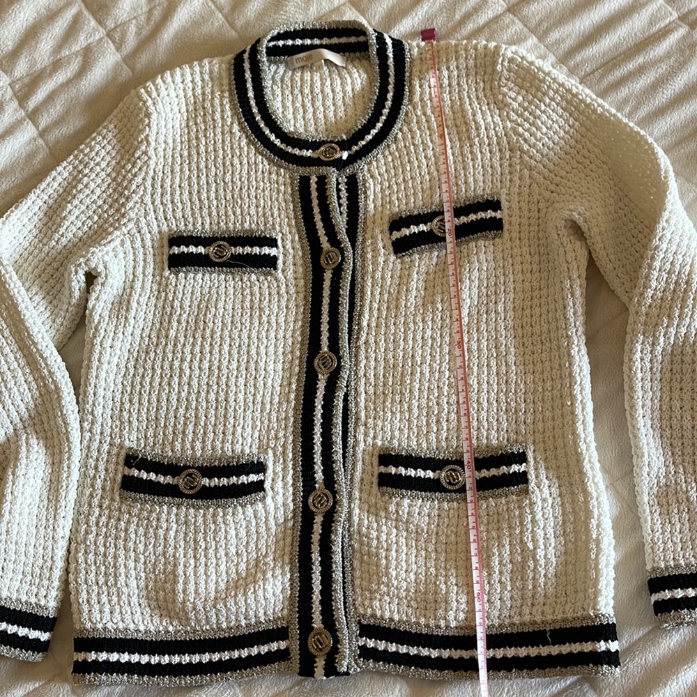 Maje white cardigan - Picture 7 of 14